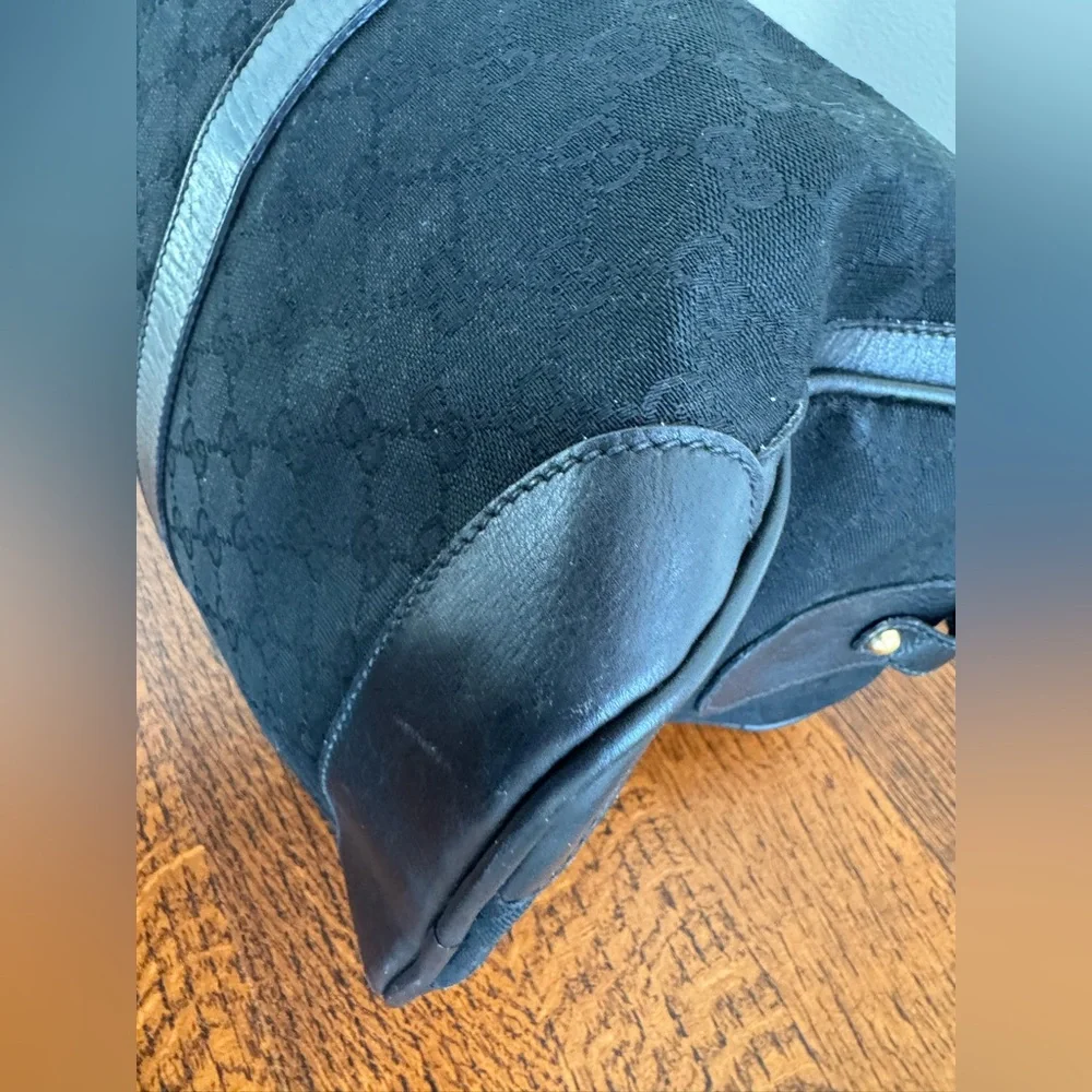 Gucci Black GG Logo Weekender Travel Bag with COA - Picture 9 of 16